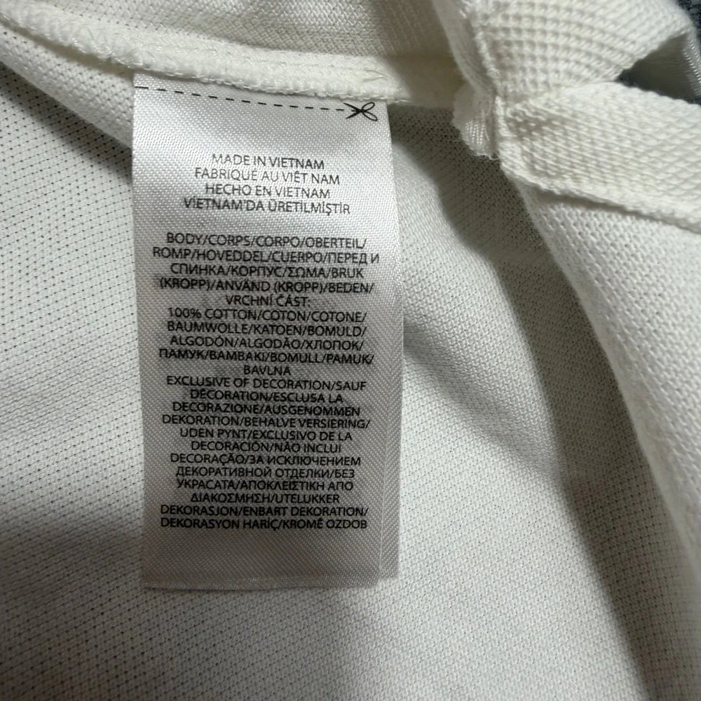 Polo Ralph Lauren Team USA Paralympic Polo Mens XXL White Cotton Pique EUC